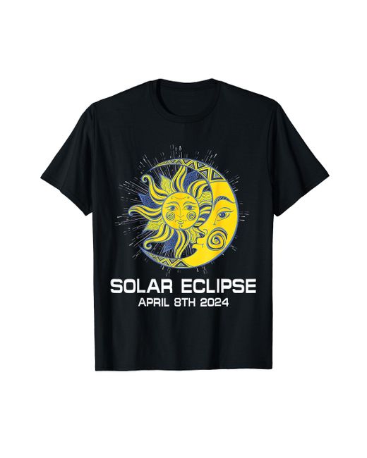 Ugg Black April 8 Total Solar Eclipse 2024 Tshirt Funny T-shirt