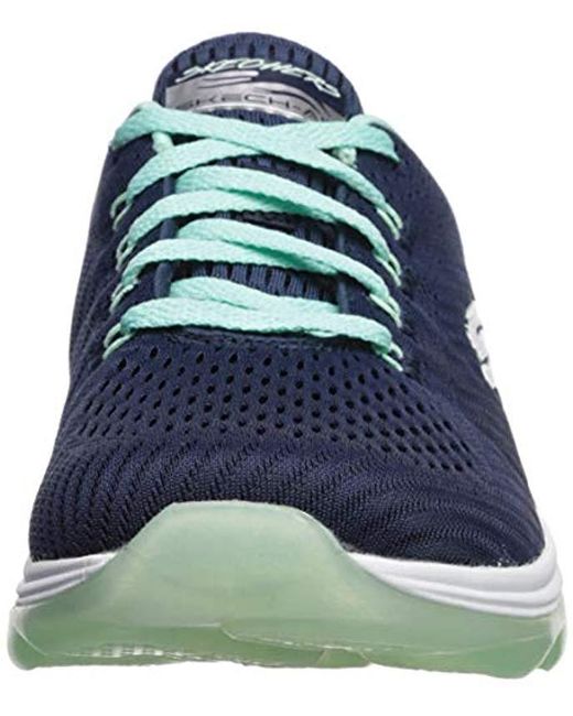 Womens Blue Skech Air Deluxe Nighttide Sneaker