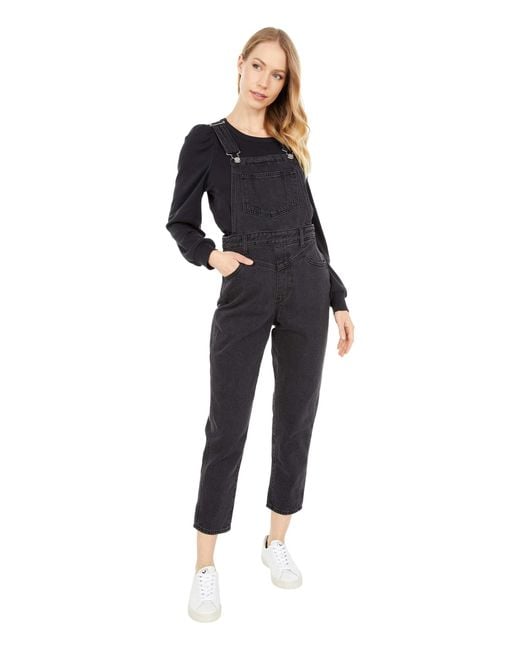 Levi's Black Tailored Tapered Overalls