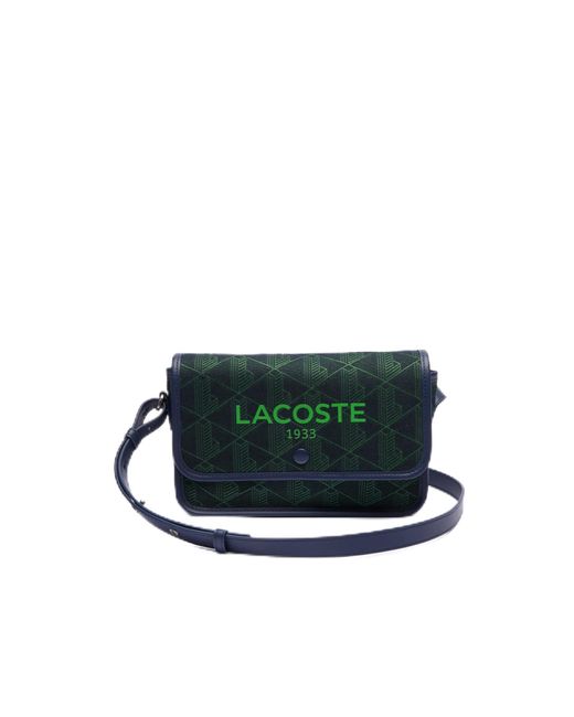 Lacoste Green Flap Crossover Bag
