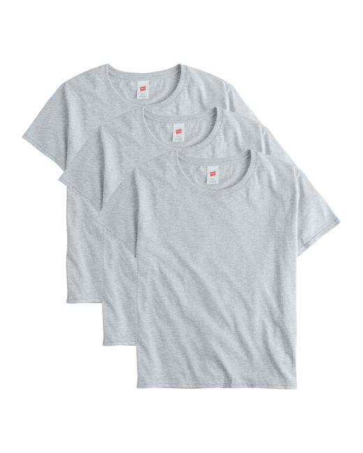 Hanes Gray Essentials Oversized T-shirt Pack