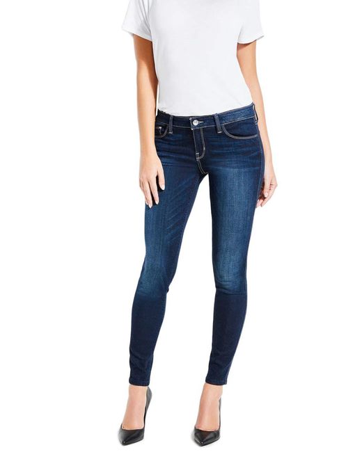 Guess Blue Power Skinny Low