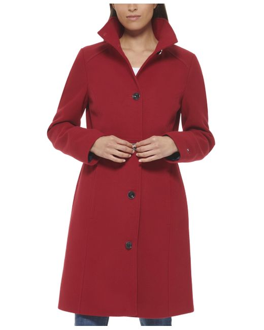 Tommy Hilfiger Tw2mw838-red-s Double Breasted Wool Coat