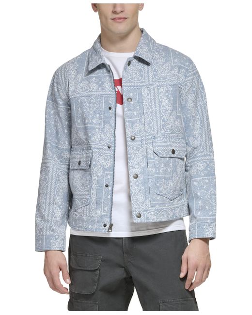 Levi's Blue Lightweight Trucker Shirt Jacket for men