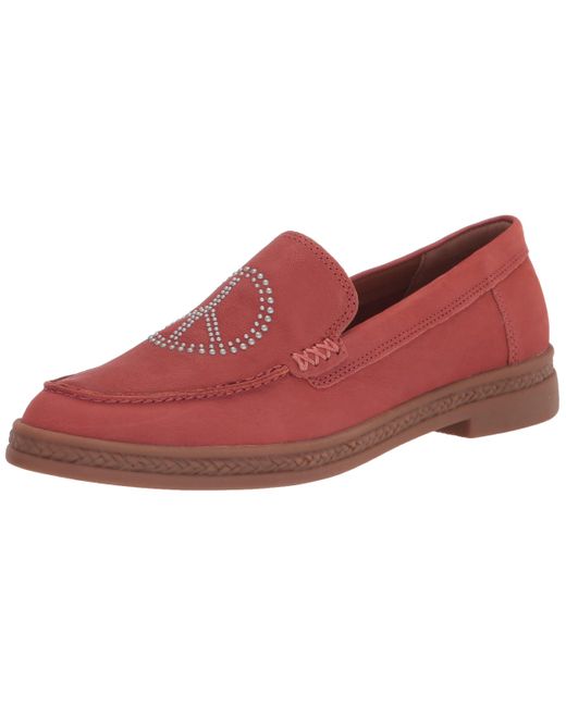 Lucky Brand Leather Redmy Loafer Flat | Lyst