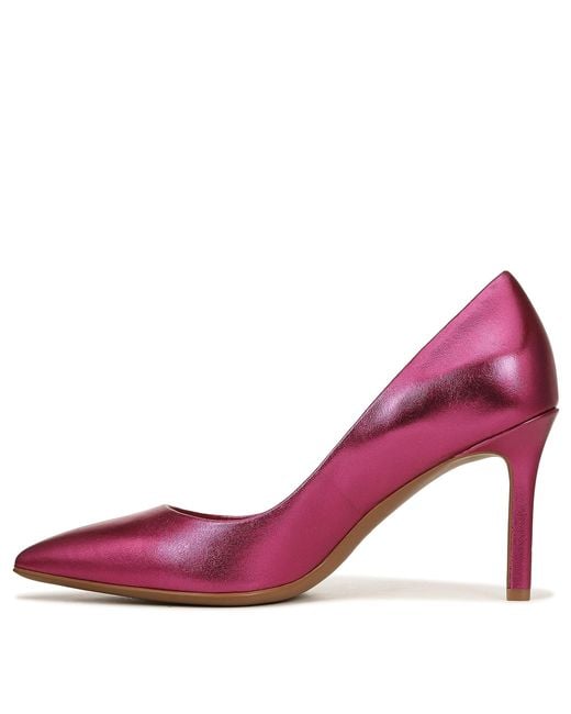 Naturalizer S Anna Pointed Toe High Heel Pumps Fuchsia Pink Leather 5 M
