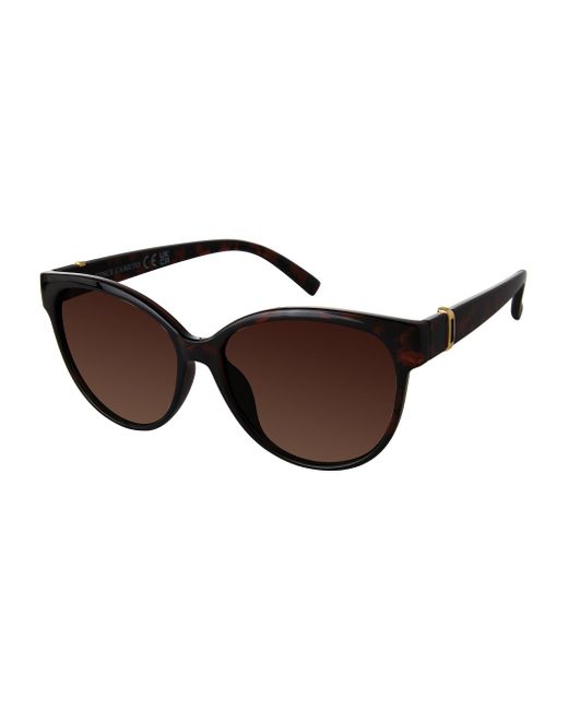 Vince Camuto Black Vc1085 Cat Eye 100% Uv Protective Round Sunglasses. Luxe Gifts For Her