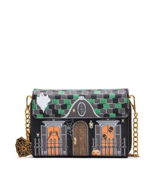 Betsey Johnson Green Forever Home Wallet Crossbody