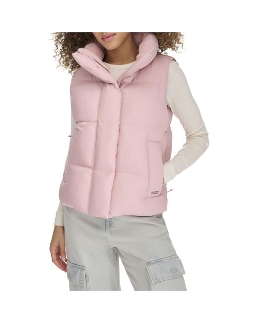 Levi's Pink Cloud Puff Puffer Vest