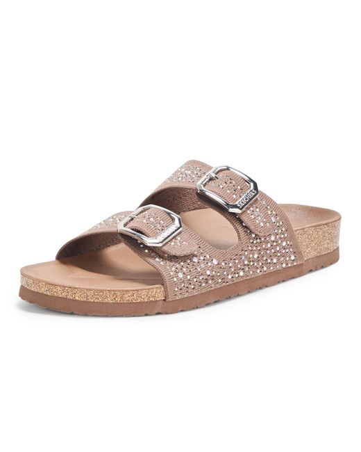 Skechers Pink Arch Fit Granola-casually Stunning Slide Sandal