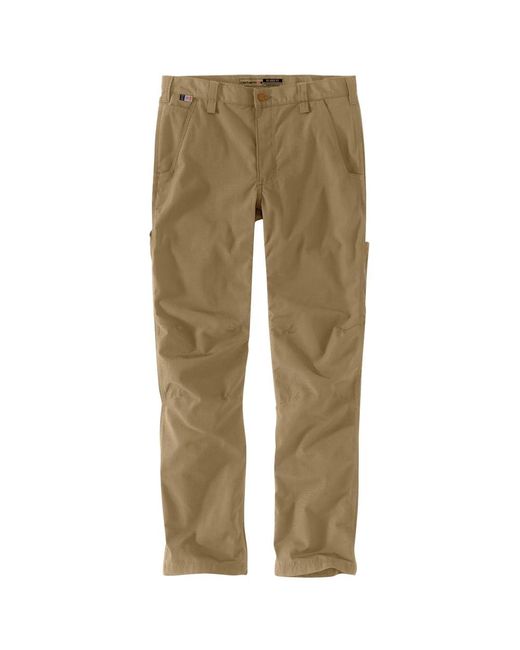 Carhartt Natural Flame-resistant Force Relaxed Fit Ripstop Utility Work Pant for men