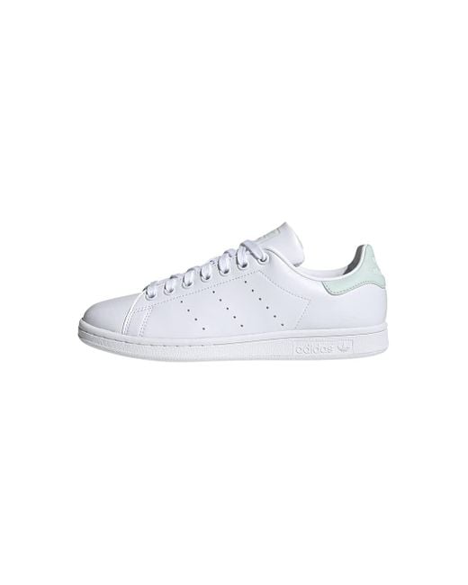 adidas Originals Womens Stan Smith Sneaker in White | Lyst