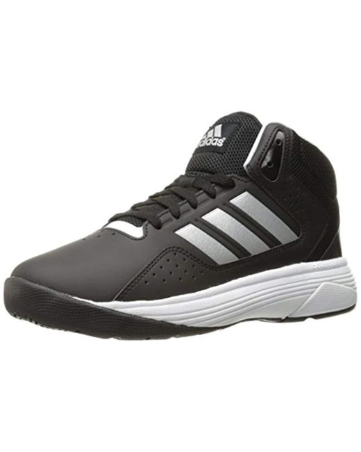 adidas Leather Neo Cloudfoam Ilation Mid Wide Basketball Shoe in Black for  Men | Lyst