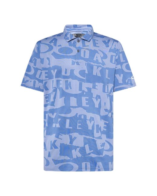 Oakley Blue Polo Shirt for men