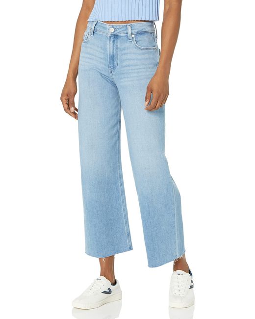 PAIGE Blue Nellie Raw Hem In Totally