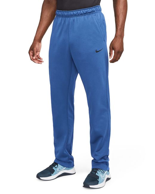 blue nike therma pants