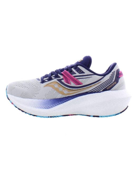 Saucony Triumph 20 Running Shoe in Blue | Lyst