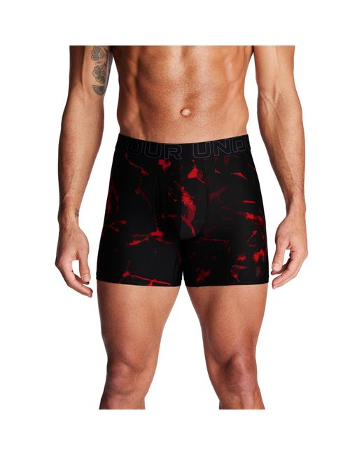 Under Armour Black Ua Performance Tech Boxerjock 6in Single Pack for men