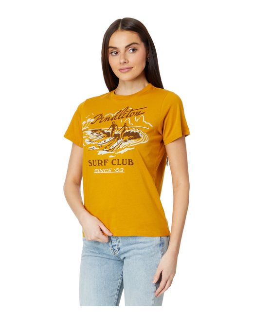 Pendleton Orange Surf Club Graphic T-shirt