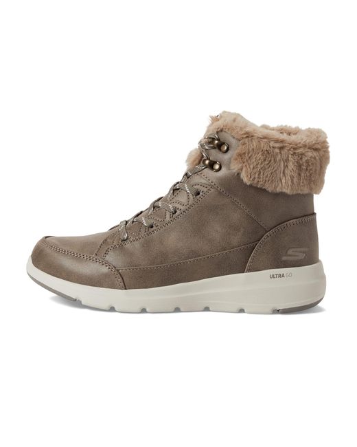 Skechers Brown Glacial Ultra-cozyly Fashion Boot