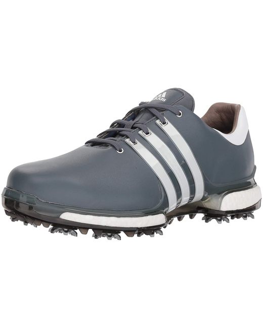 adidas Leather Golf Tour360 Boost Spiked Shoe in Black for Men - Save 60% -  Lyst