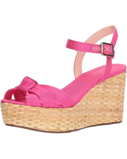 Kate Spade Pink Tilly Wedge Sandal