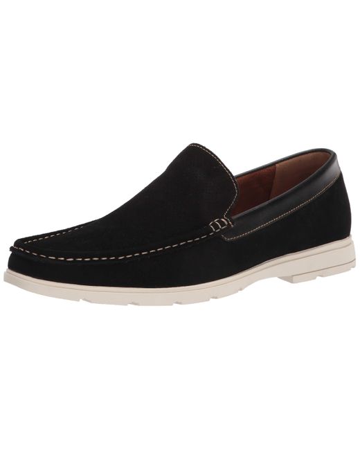 steve madden black suede loafers