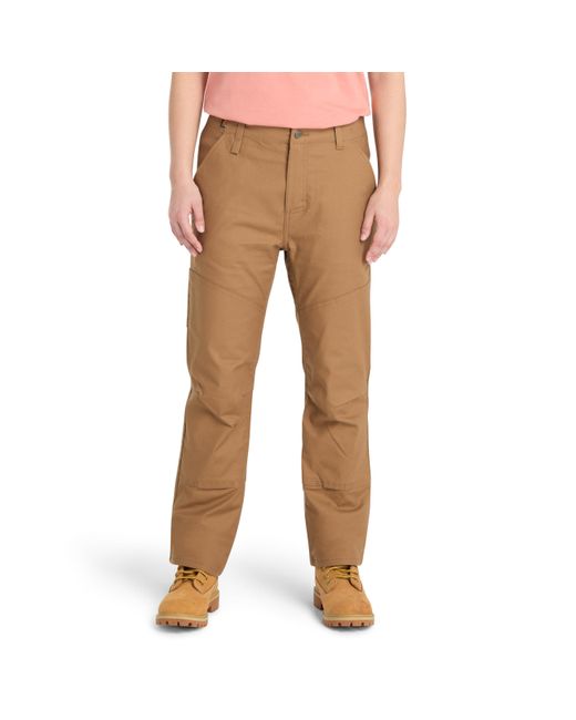 Timberland Natural Gritman Flex Athletic Fit Double Front Utility Work Pant