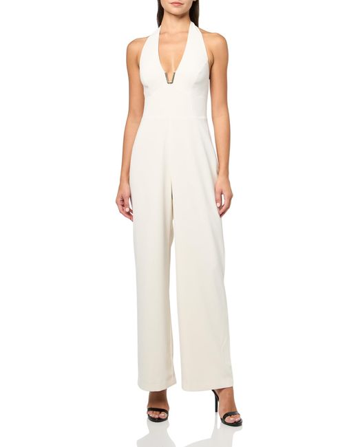 Guess White Sleeveless Ferra Jumpsuit