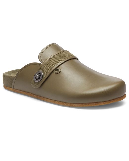 COACH Green Blake Leather Clog for men