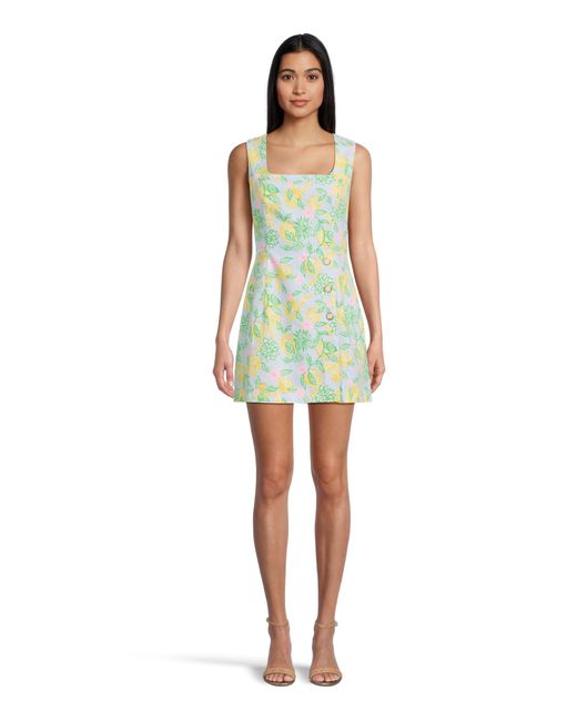 Lilly Pulitzer Green Kalinara Skirted Romper