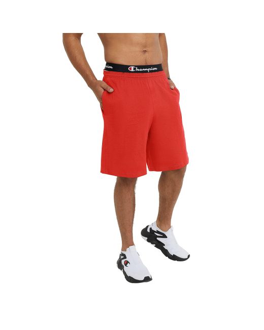 Champion Red Cotton Jersey Athletic for men