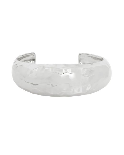 Steve Madden White S Disco Cuff Bracelet
