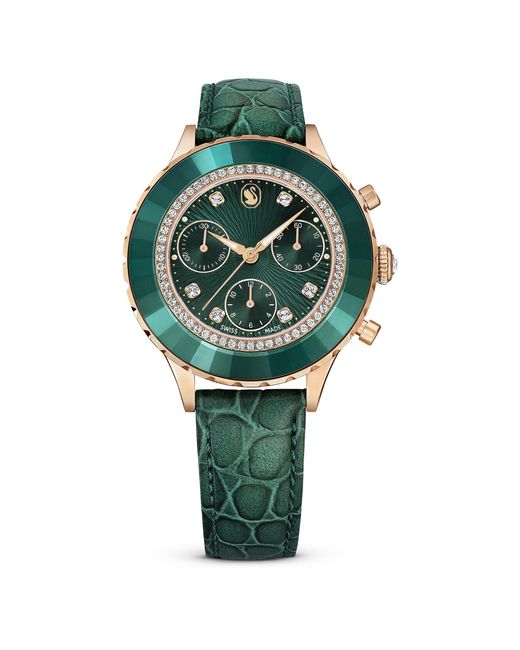 Reloj Octea Chrono Swarovski de color Green