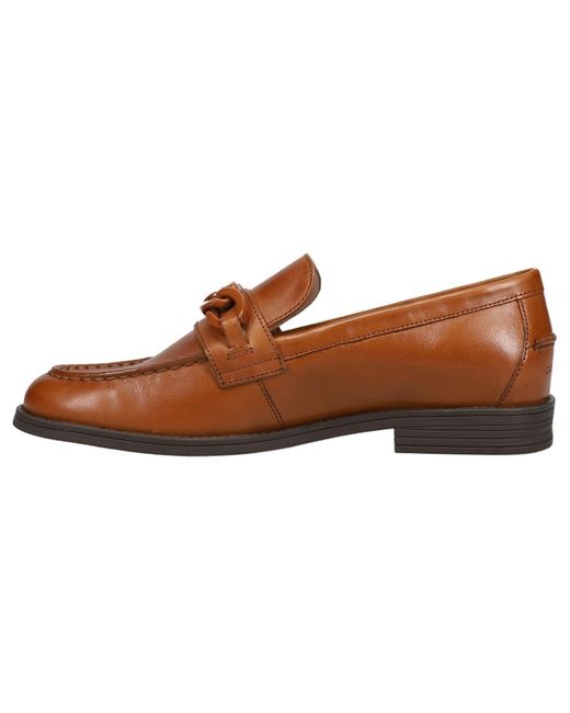 Cole Haan Brown Stassi Chain Loafer