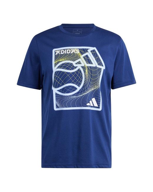 t shirt adidas blue