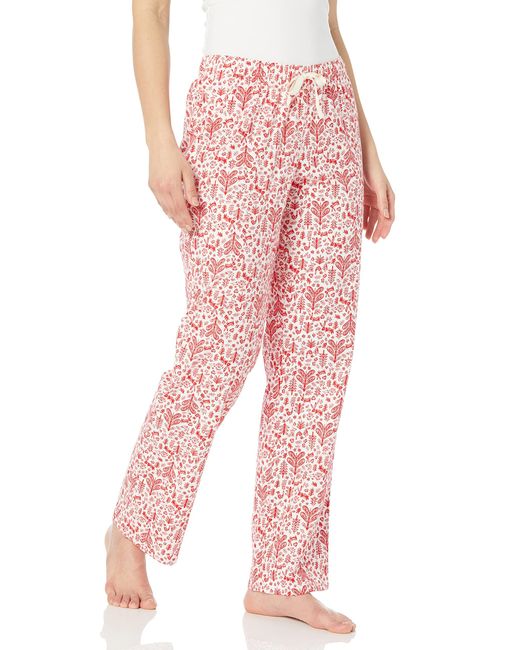 Amazon Essentials Pink Flannel Pyjama Trousers for men