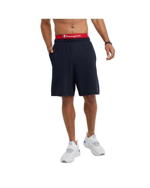 Champion Blue , Lightweight Lounge, Casual Jersey Knit , Weekend Shorts for men