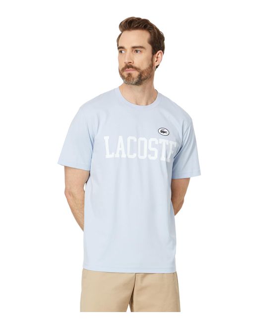 Lacoste Blue Logo Print T-shirt for men