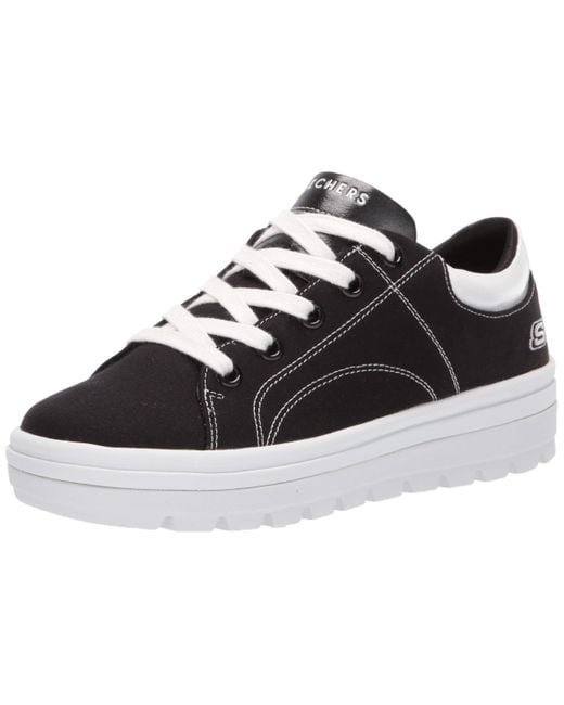 skechers street cleat white leather