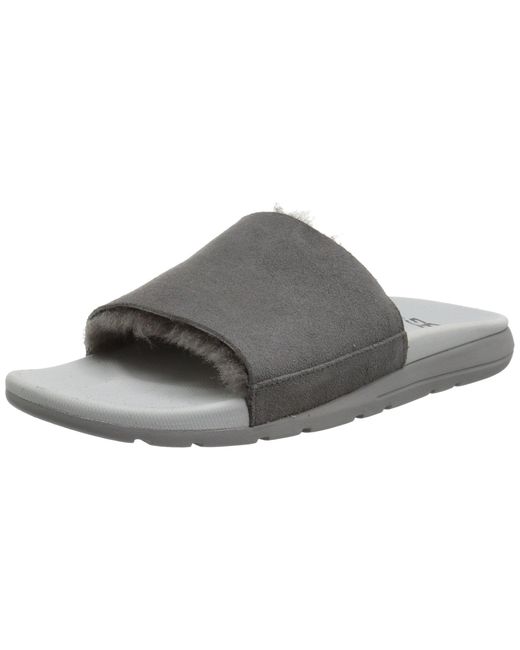 mens grey nike slides
