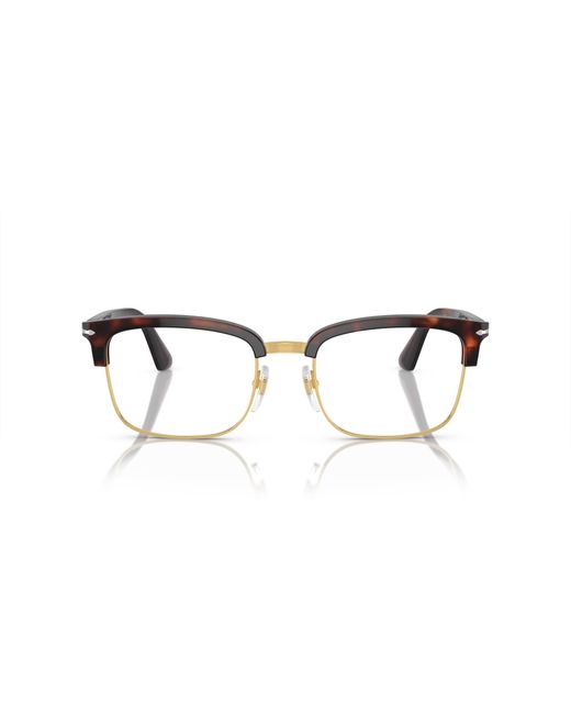 Persol Black Po3340v Lina Rectangular Prescription Eyewear Frames for men