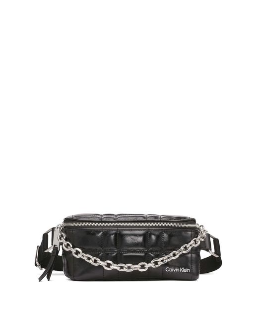 Calvin Klein Rain Organizational Belt Bag in Gray Lyst