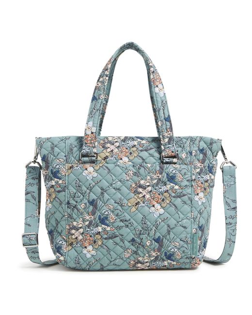 Vera Bradley Multistrap Shoulder Satchel Purse in Blue Lyst