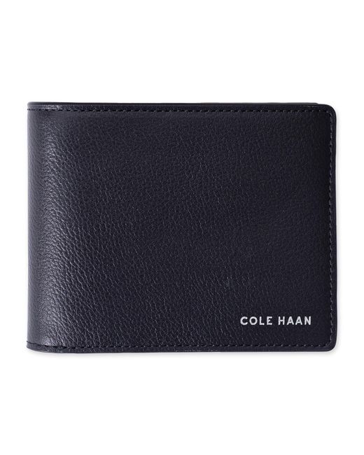 Cole Haan Blue Extra Capacity Rfid Passcase Wallet for men