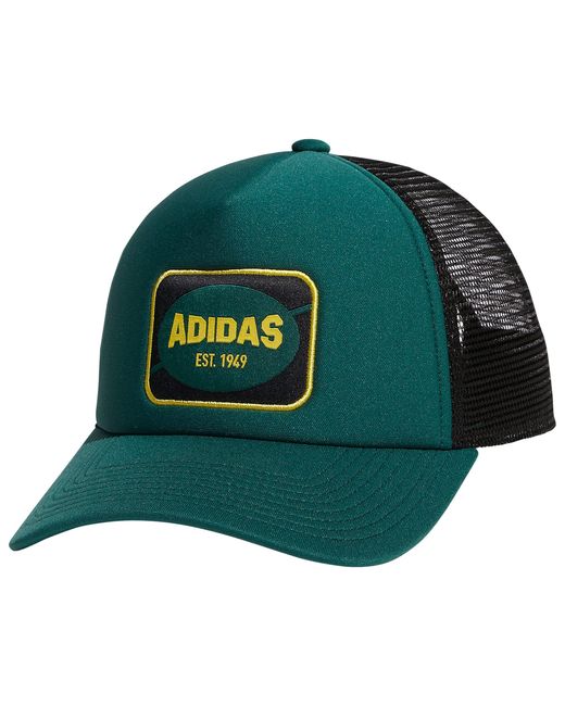 Adidas Green Foam Front Snapback Adjustable Fit Trucker Hat for men
