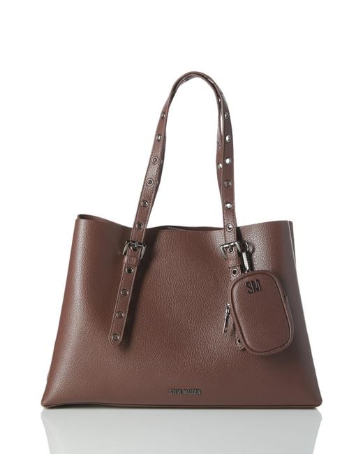 Steve Madden Brown Bwillow Triple Compartment Tote