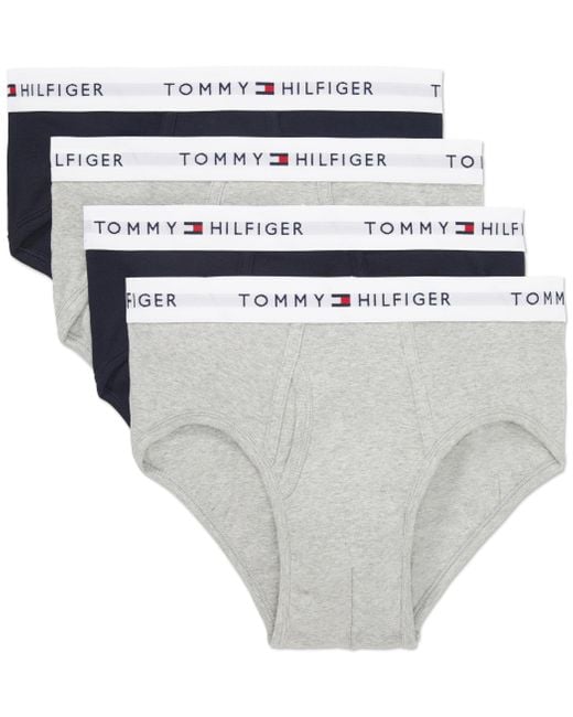 Tommy Hilfiger White Cotton Classics 4-pack Brief for men