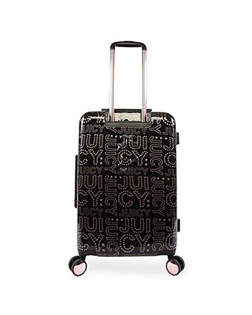 Juicy Couture Florence 3piece Hardside Spinner Luggage Set in Black Rose Gold (Black) Save 10