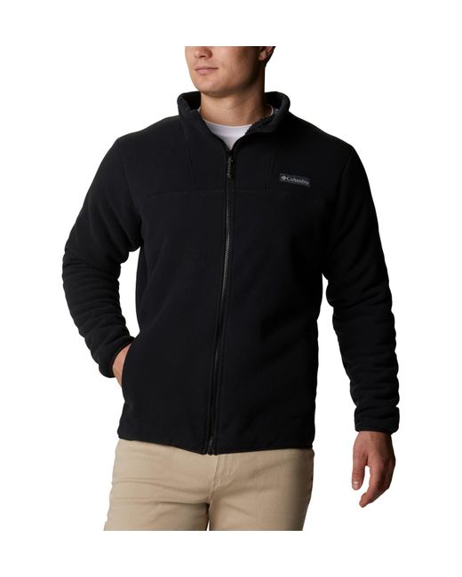 Columbia Black Winter Pass Full Zip Fleece Jacket for men